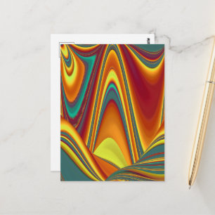 Spring Summer Autumn Flowers Magic Postcard