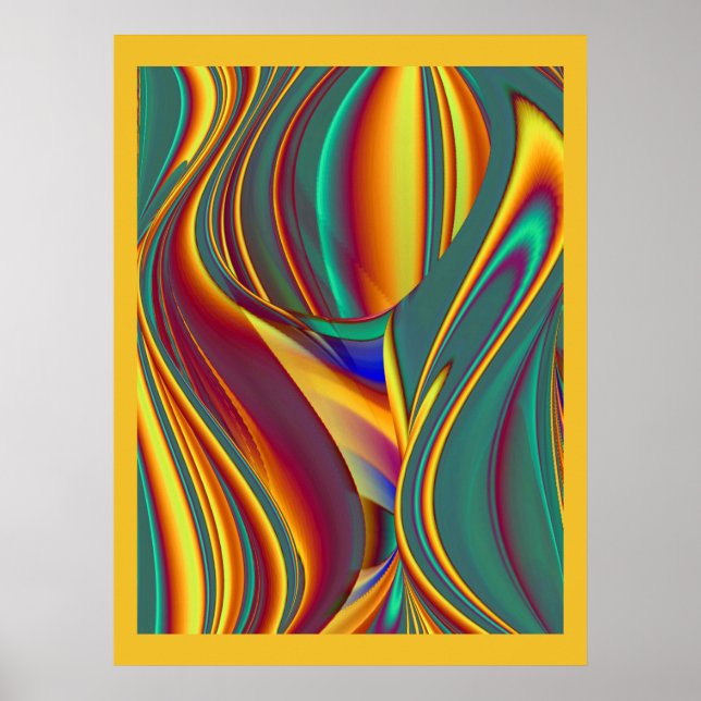 Spring Summer Autumn Flowers Magic Poster (Front)