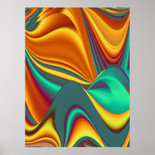 Spring Summer Autumn Flowers Magic Poster