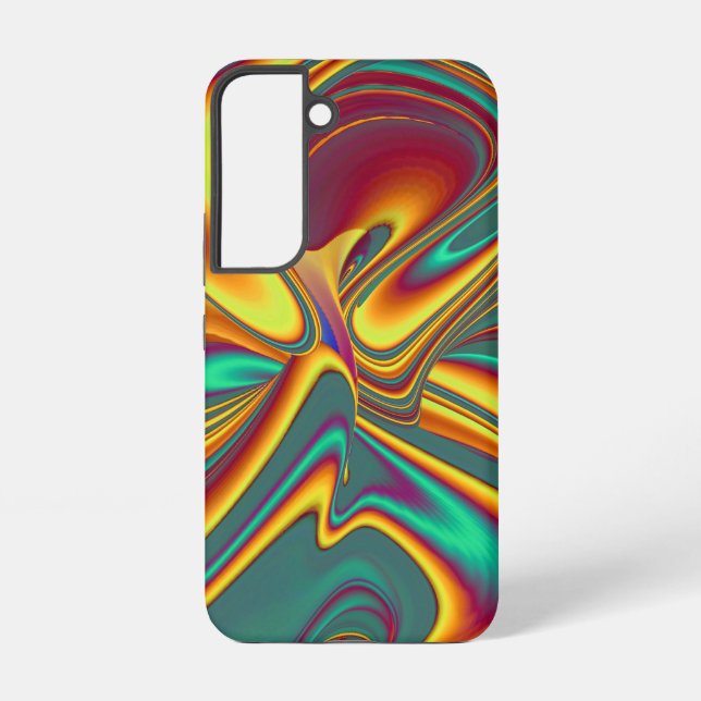 Spring Summer Autumn Flowers Magic Samsung Galaxy S22 Case (Back)