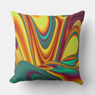 Spring Summer Autumn Flowers Magic Throw Pillow