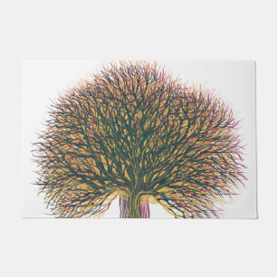 Spring Summer Autumn Winter Tree Doormat
