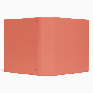 Spring Summer Color Peach Pink Binder