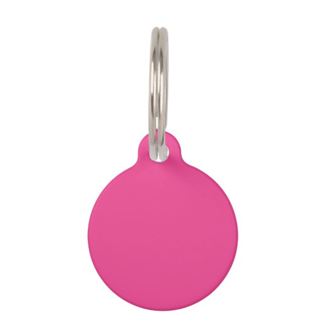 Spring Summer Colour Beetroot Purple Pet Tag (Front)