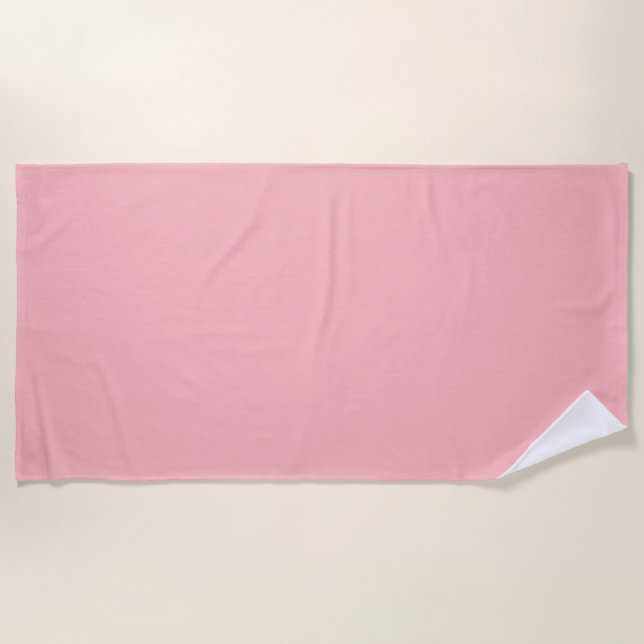 Spring Summer Colour Crystal Rose Beach Towel (Front)