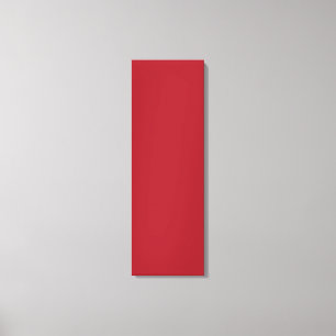 Spring Summer Colour Fiery Red Canvas Print