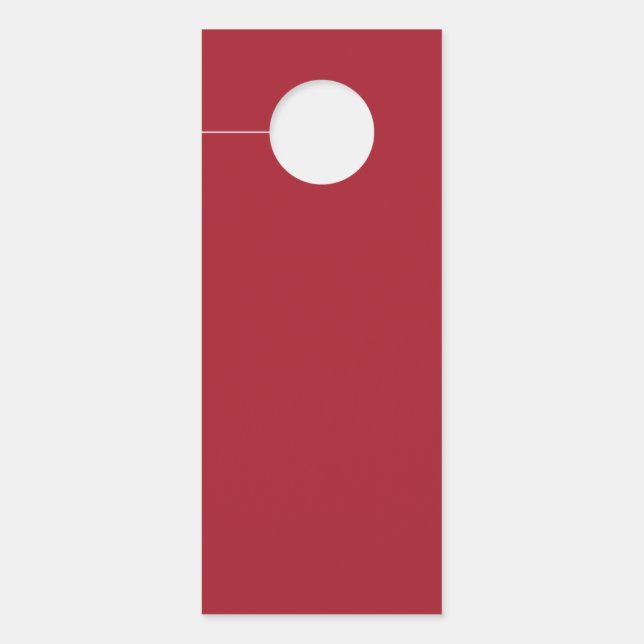 Spring Summer Colour Fiery Red Door Hanger (Front)