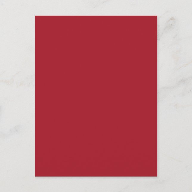 Spring Summer Colour Fiery Red Postcard (Front)