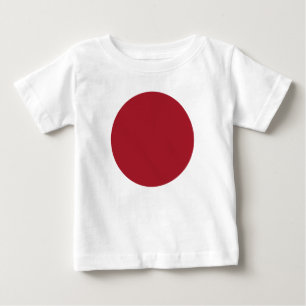 Spring Summer Colour Fiery Red Teddy Bear Baby T-Shirt