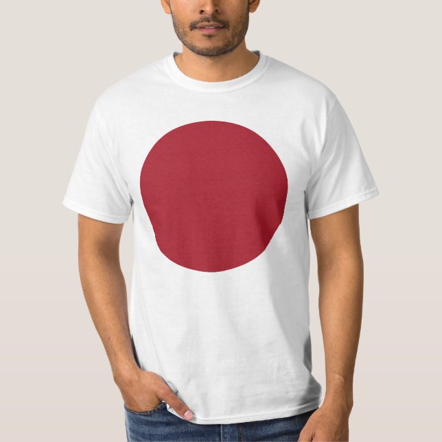 Spring Summer Colour Fiery Red Teddy Bear T-Shirt (Front)