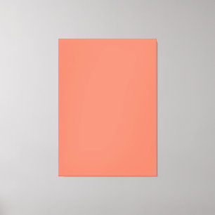 Spring Summer Colour Peach Pink Canvas Print