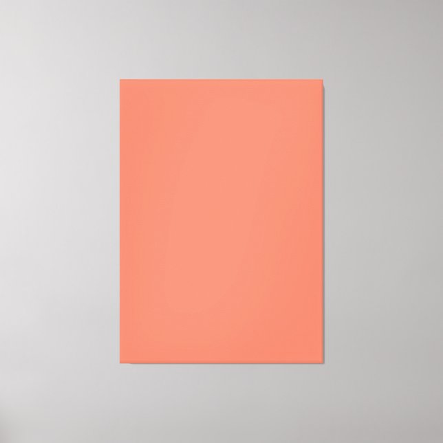 Spring Summer Colour Peach Pink Canvas Print (Front)