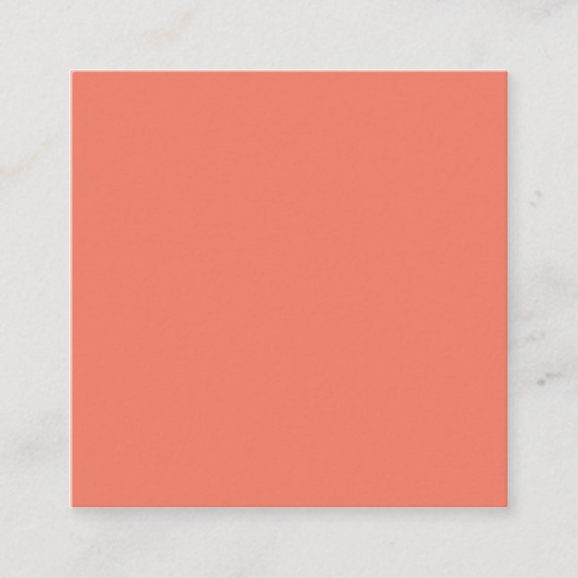 Spring Summer Colour Peach Pink Enclosure Card (Front)