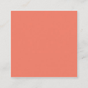 Spring Summer Colour Peach Pink Enclosure Card