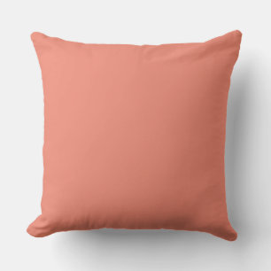 Spring Summer Colour Peach Pink Outdoor Pillow