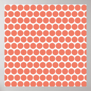 Spring Summer Colour Peach Pink Poster