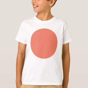 Spring Summer Colour Peach Pink T-Shirt