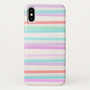 Spring summer colours in stripes Case-Mate iPhone case