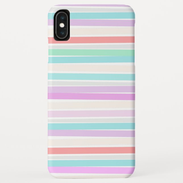 Spring summer colours in stripes Case-Mate iPhone case (Back)
