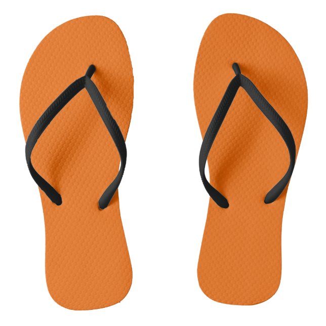 Spring Summer Colours Tangelo Flip Flops (Footbed)
