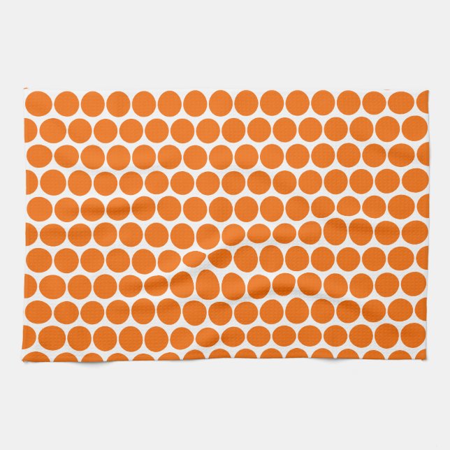 Spring Summer Colours Tangelo Kitchen Towel (Horizontal)