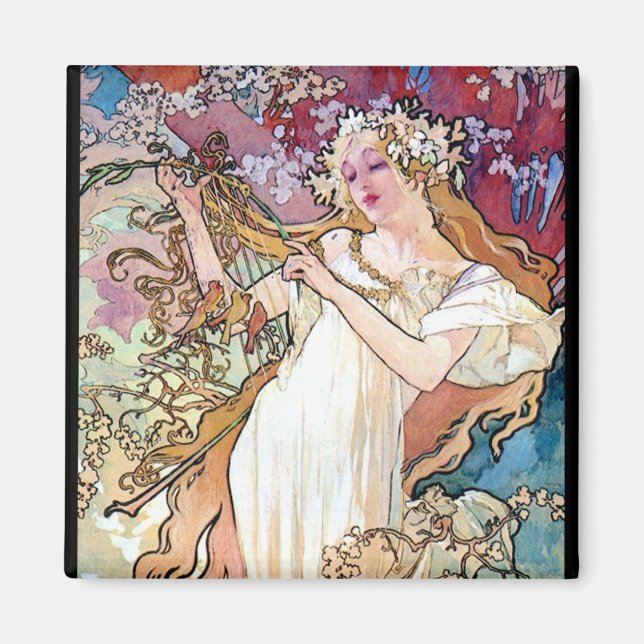 Spring Summer Fall Winter Magnet (Front)