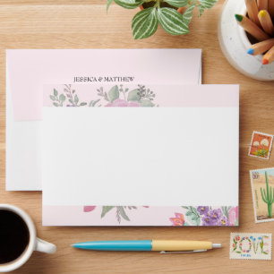 Spring Summer Floral Boho Garden Envelope
