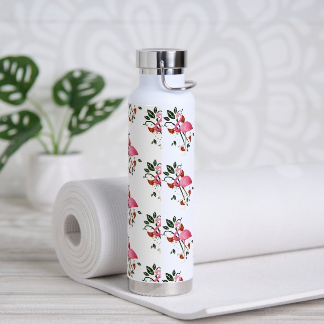  Spring Summer Flower Pink Flower  Water Bottle (Yoga)