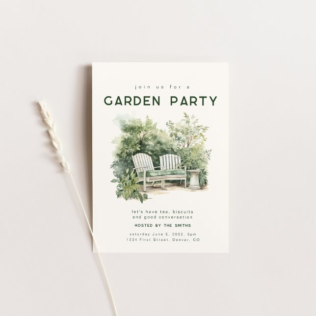 Spring Summer Garden Party Invite (Creator Uploaded)