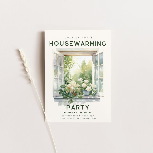 Spring Summer Housewarming Party Invite (Creator Uploaded)
