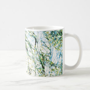 Spring summer nature flower sprout design art coffee mug