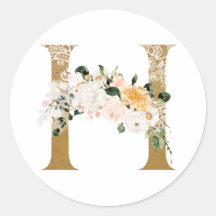 Spring summer wedding MONOGRAM H