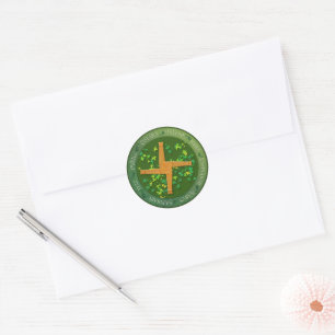 Spring Summer Wheel of the Year Classic Round Sticker