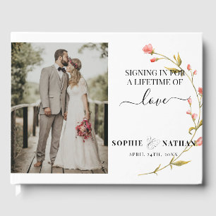 Spring Summer Wildflower Guest Book