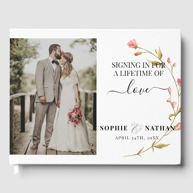 Spring Summer Wildflower | Guest Book (Front)