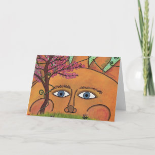 Spring Sun-Greeting Card