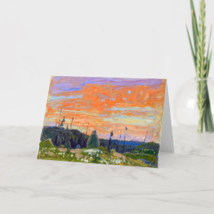Spring Sunset, Algonquin Park Tom Thomson Card