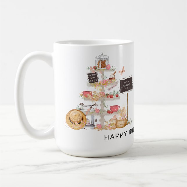 Spring Sweets Tier Mother's Day Coffee Mug (Left)