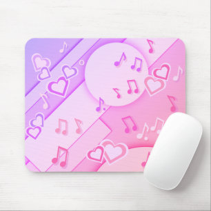 'Spring Symphony' Love For Music Beautiful Coloure Mouse Pad