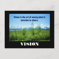 Spring Tetons VISION postcard