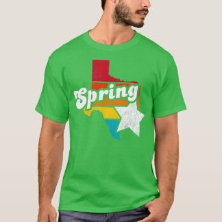 Spring Texas Vintage Distressed Souvenir 2 T-Shirt