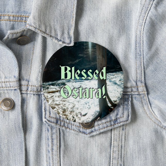 Spring Thaw 4 Inch Round Button (In Situ)