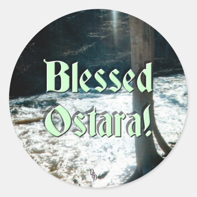 Spring Thaw Classic Round Sticker (Front)