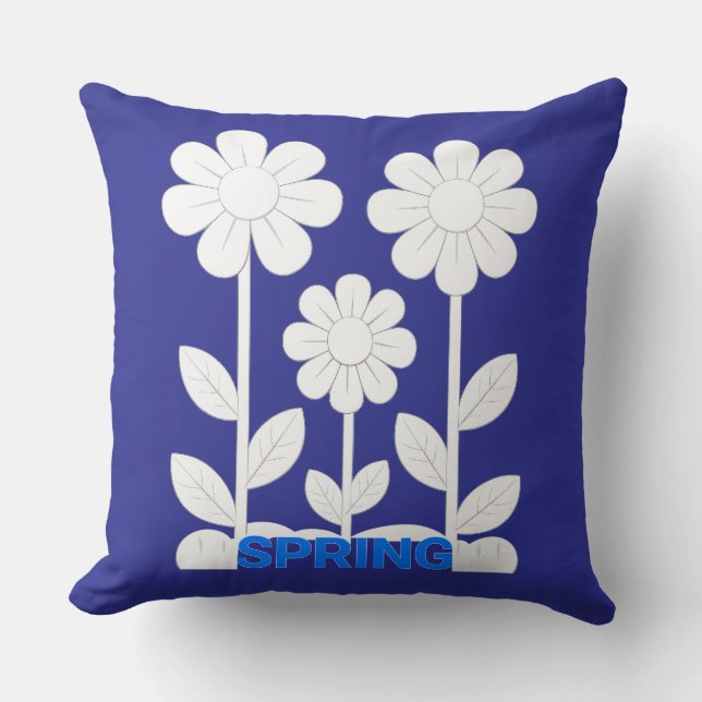 Spring  throw pillow (Front)