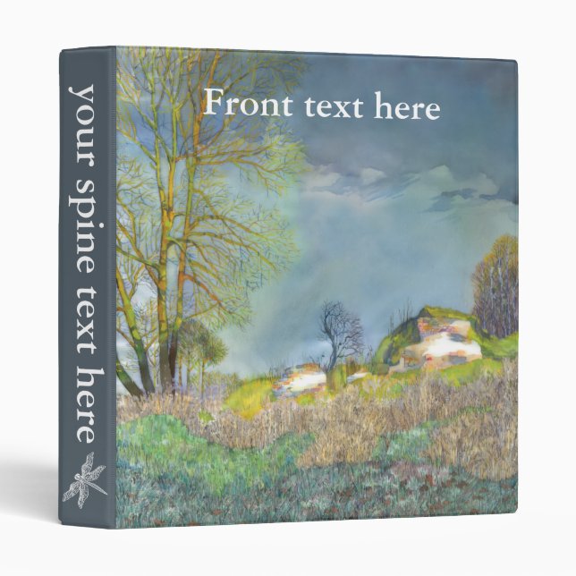 Spring thunderstorm binder (Front/Spine)