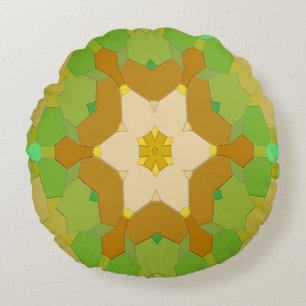 Spring time delight star... round pillow