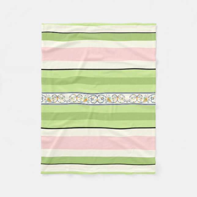 Spring Time Fleece Blanket (Front)