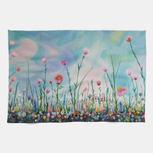 Spring Time Garden Kitchen Towel