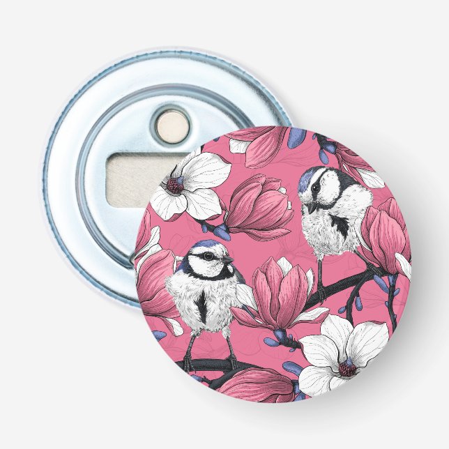 Spring time in pink bottle opener (Front)