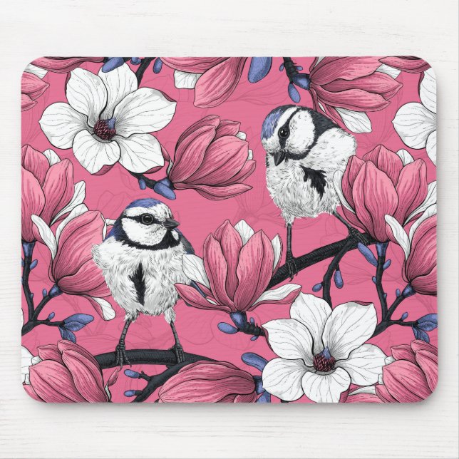 Spring time in pink mouse pad (Front)